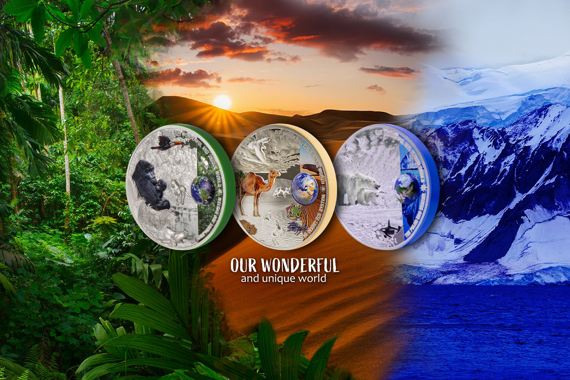 our wonderful and unique world ecosystem coin collection