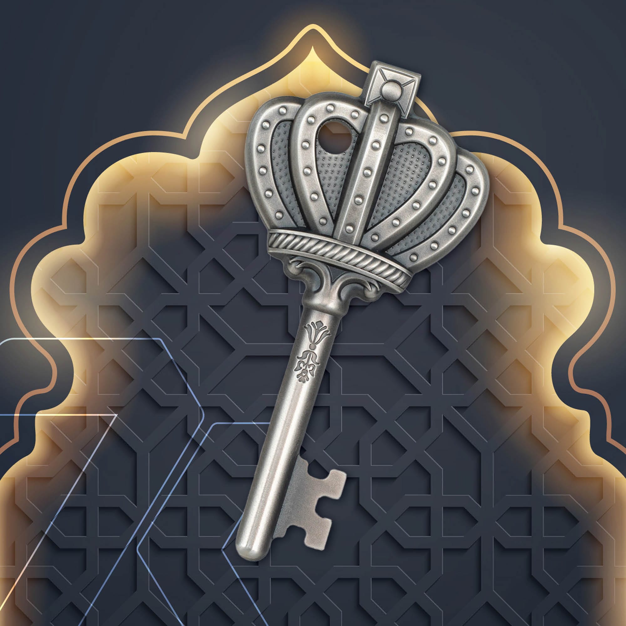 2023 Silver Keys Key to My Kingdom 1 oz Silver Coin