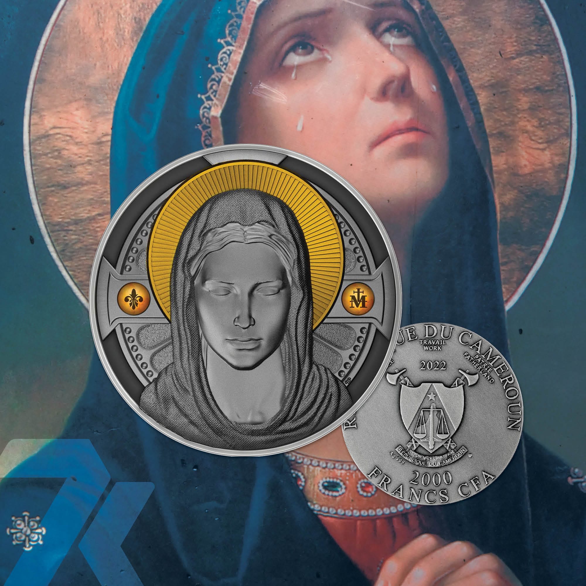 2022 Maria Of Nazareth 2 oz Silver Coin