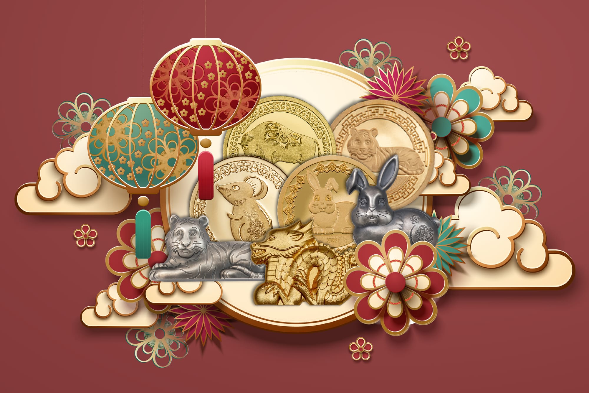 Lunar Year Silver Coin and Note Series