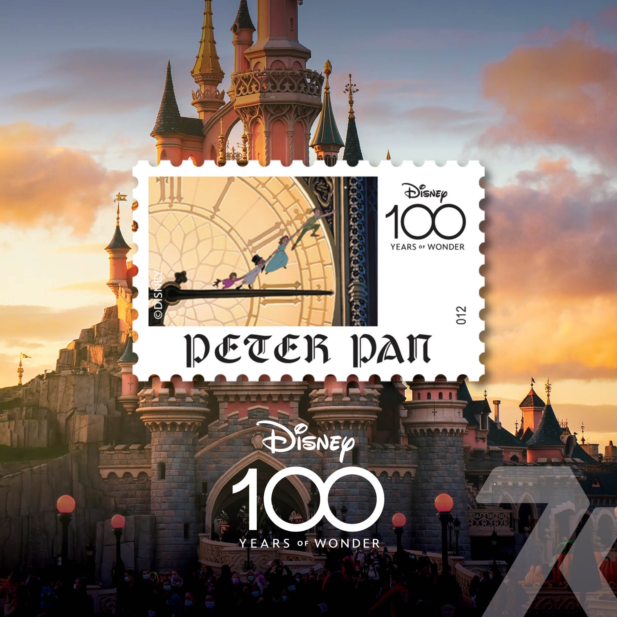 2023 Disney Stamp Peter Pan 1 oz Silver Coin