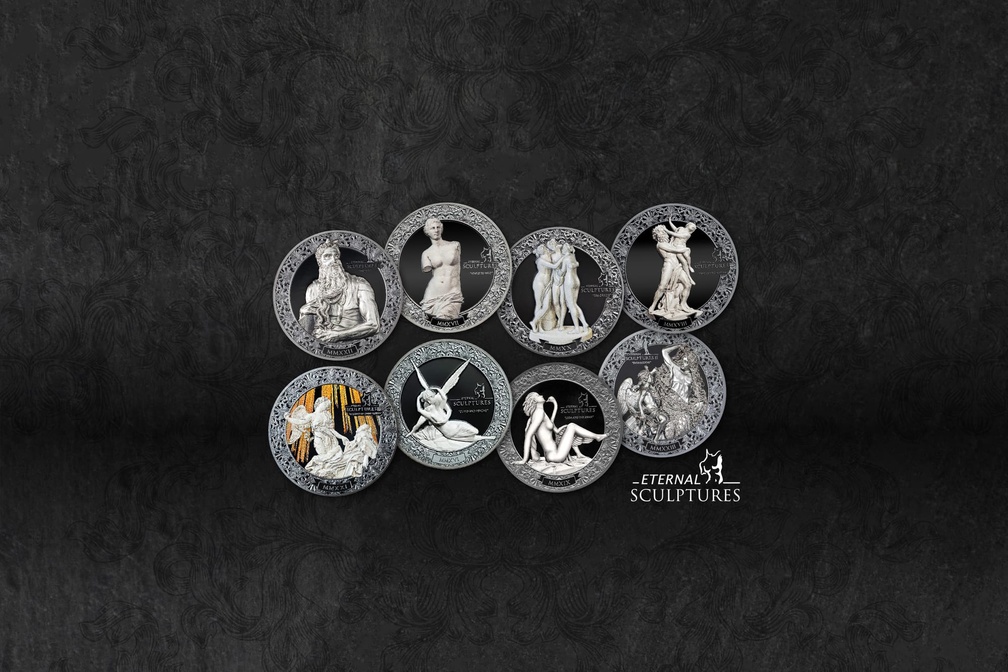 Eternal Sculptures Silver Coin Collection