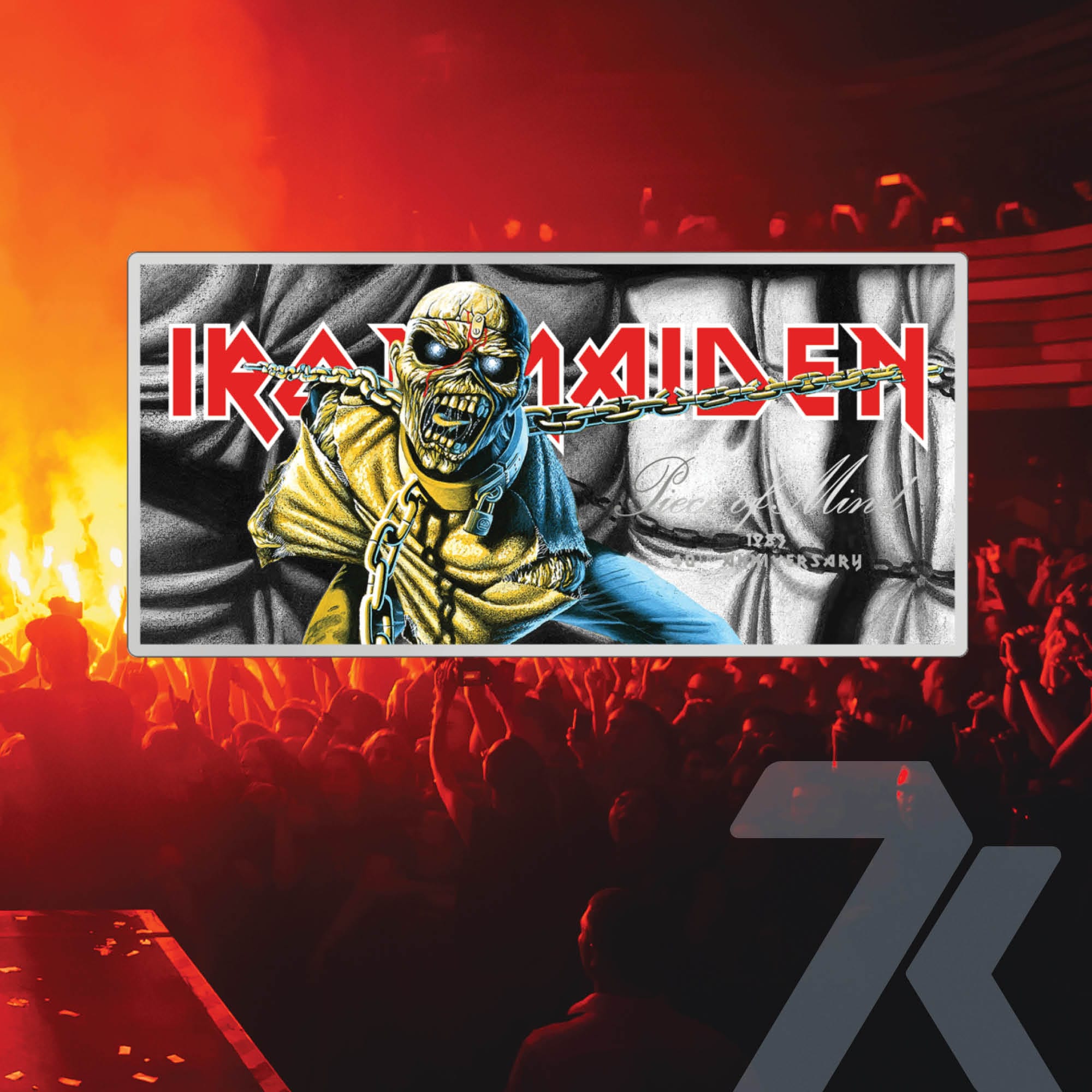 2023 Iron Maiden Piece Of Mind 5 Gram Silver Note