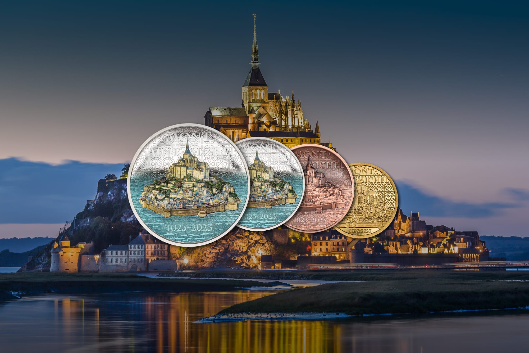2023 Mont Saint Michel Silver coin collection