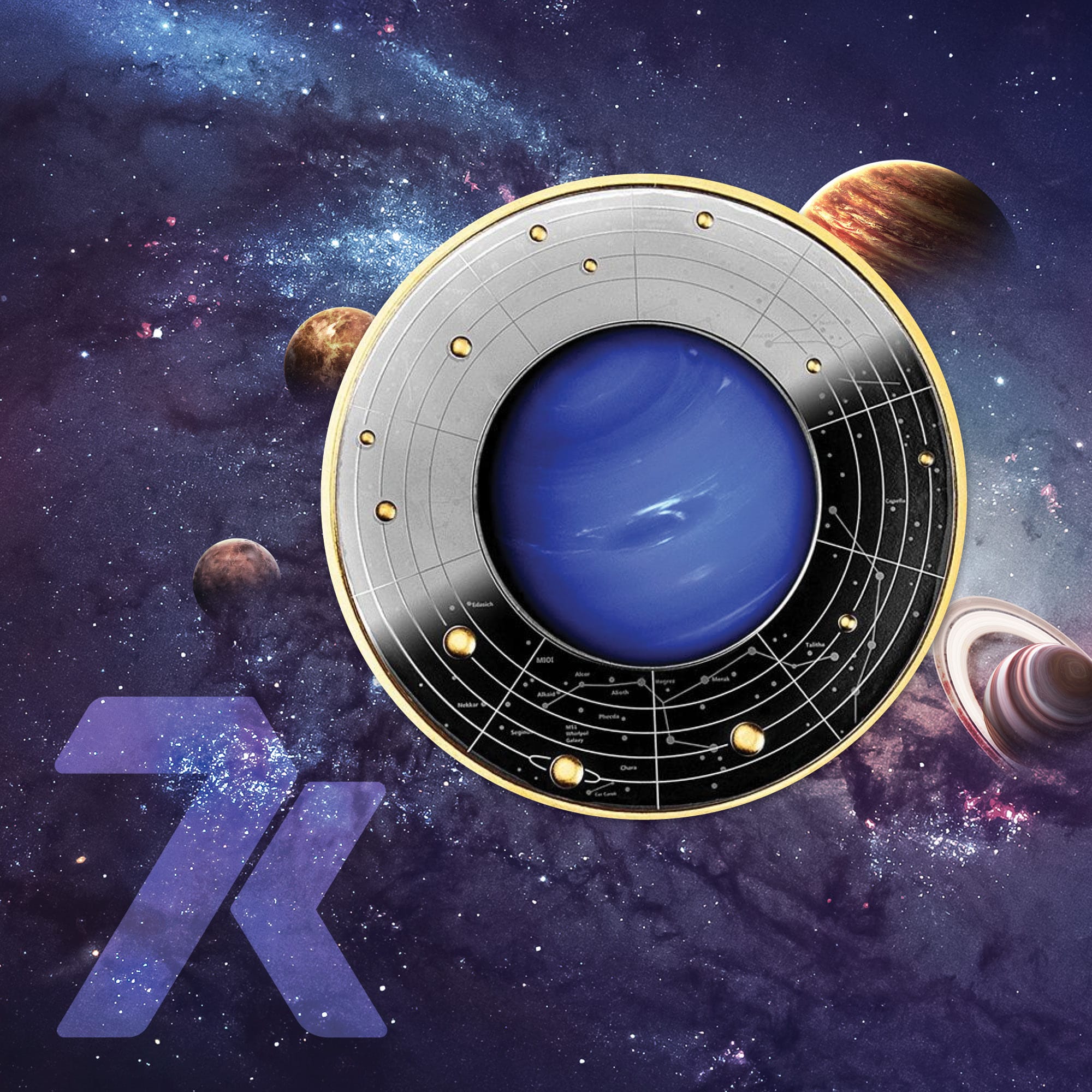 2023 Solar System – Neptune 17-gram silver PF69 & PF70