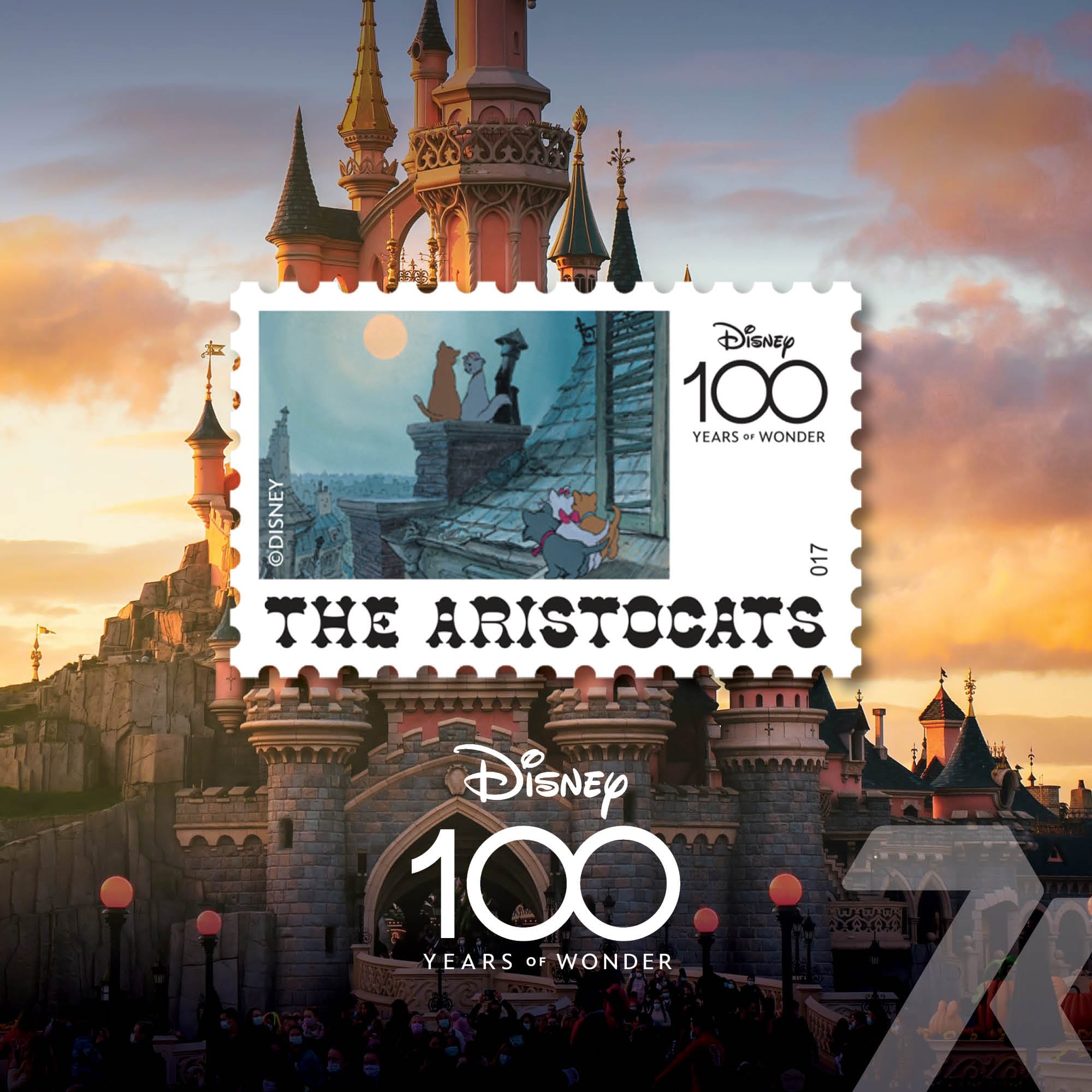2023 Disney Stamp – The Aristocats 1-oz silver PF10