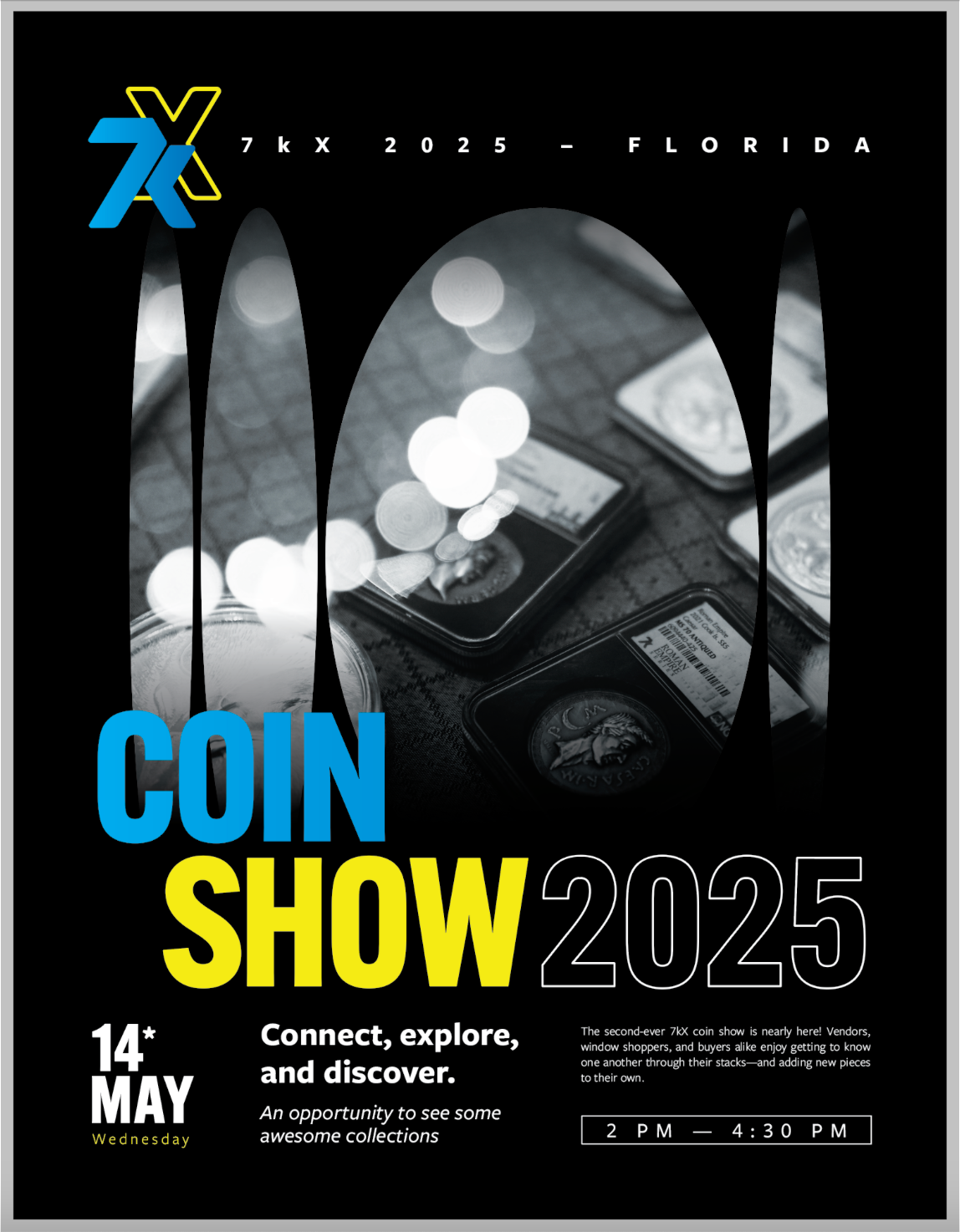 7kX coin show 2025