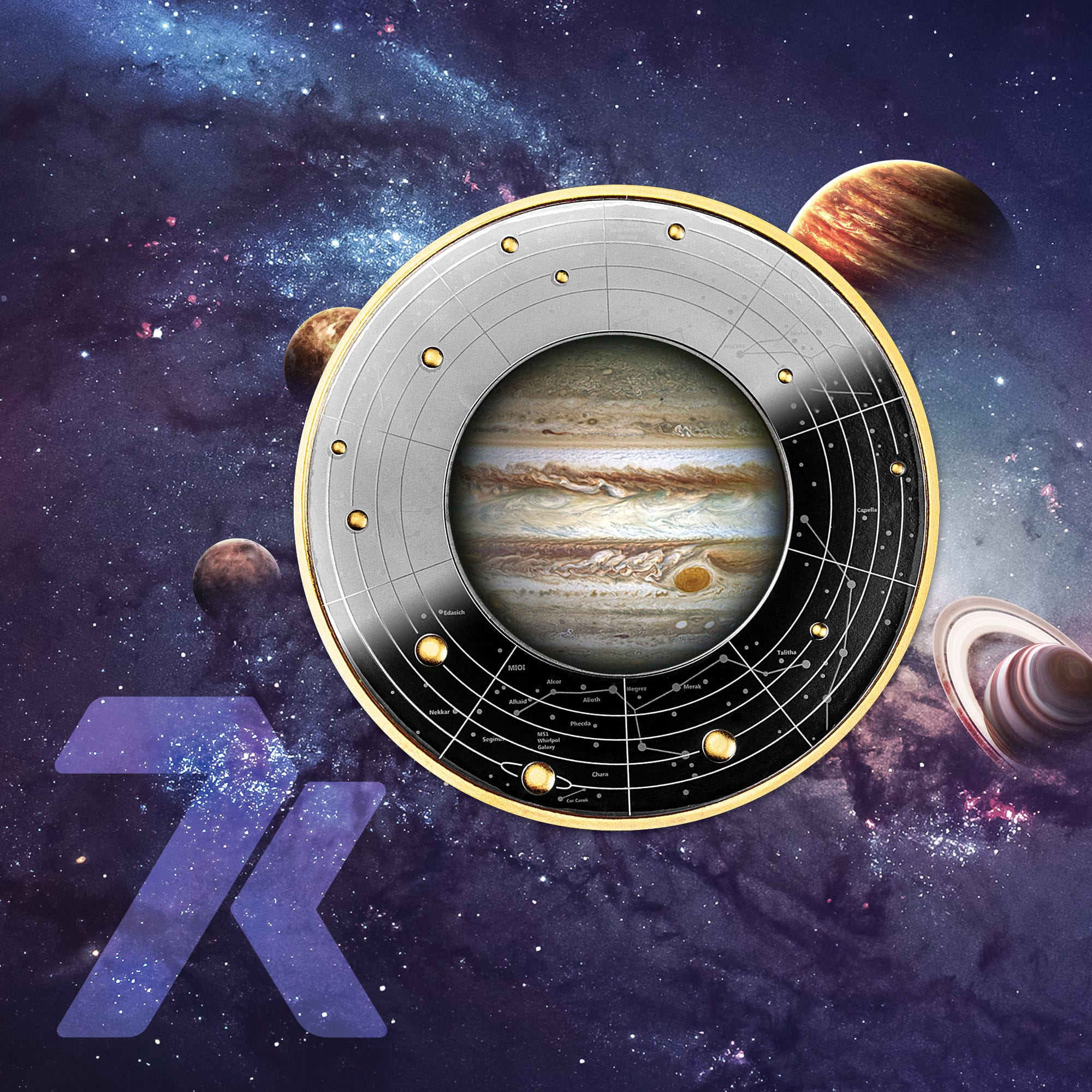 2023 Solar System – Jupiter 17-gram silver PF70 & PF69