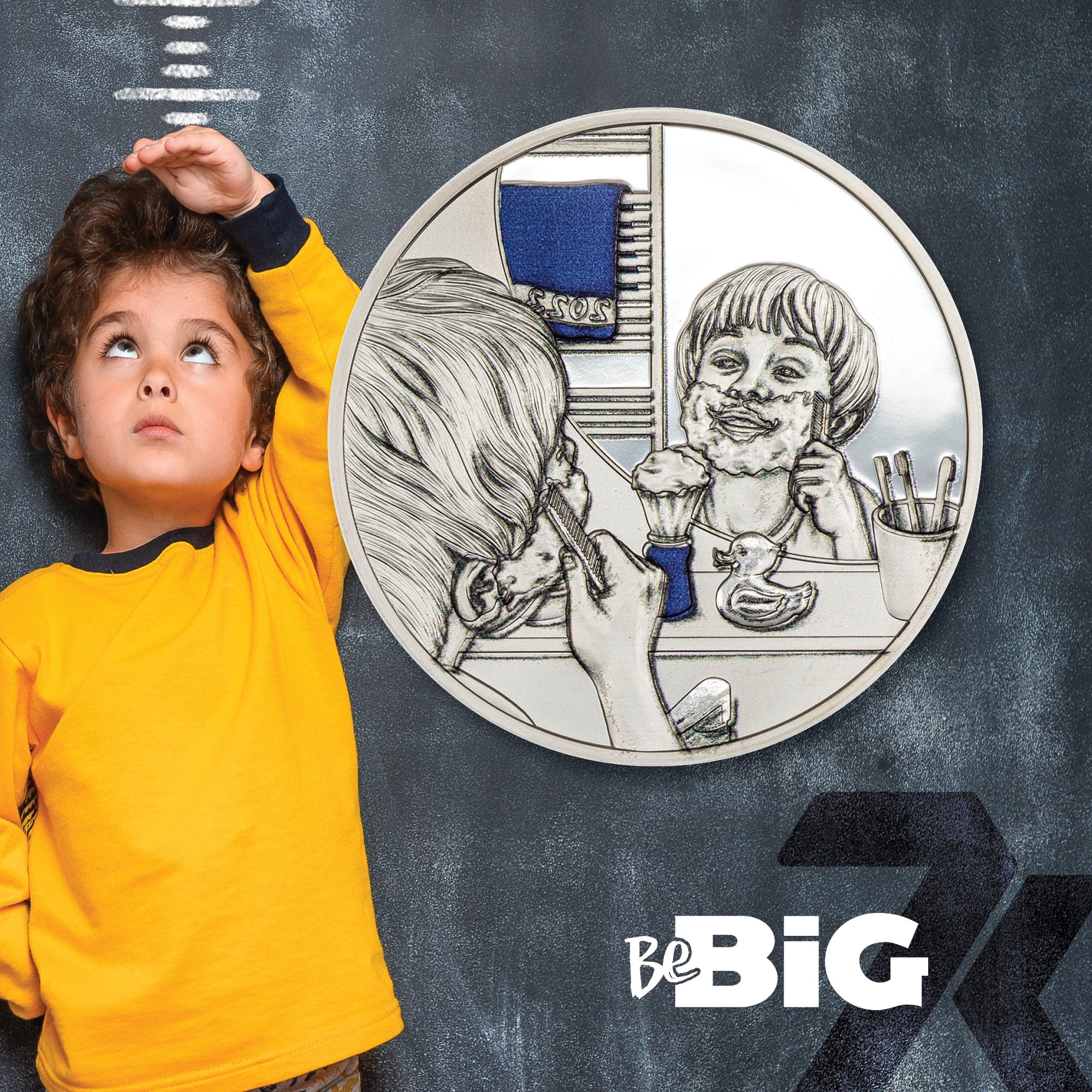 2023 Be Big – Daddy Boy 1/2-oz silver coin PF70 & PF69