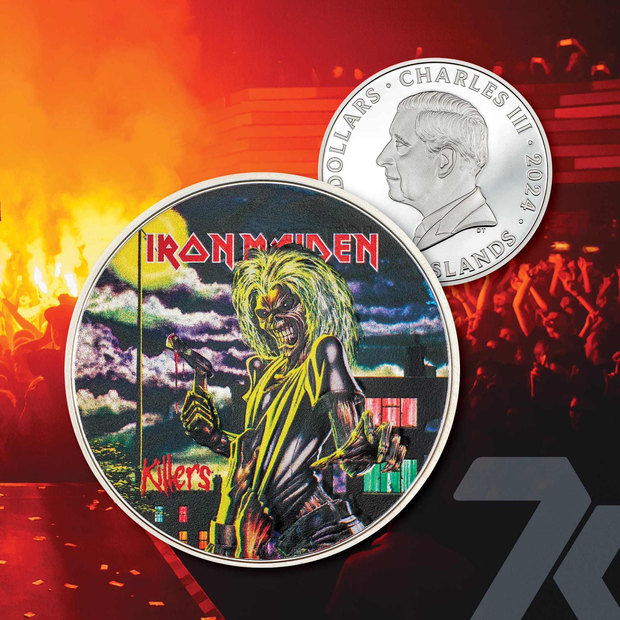 2024 Iron Maiden – Killers 1-oz silver PF70
