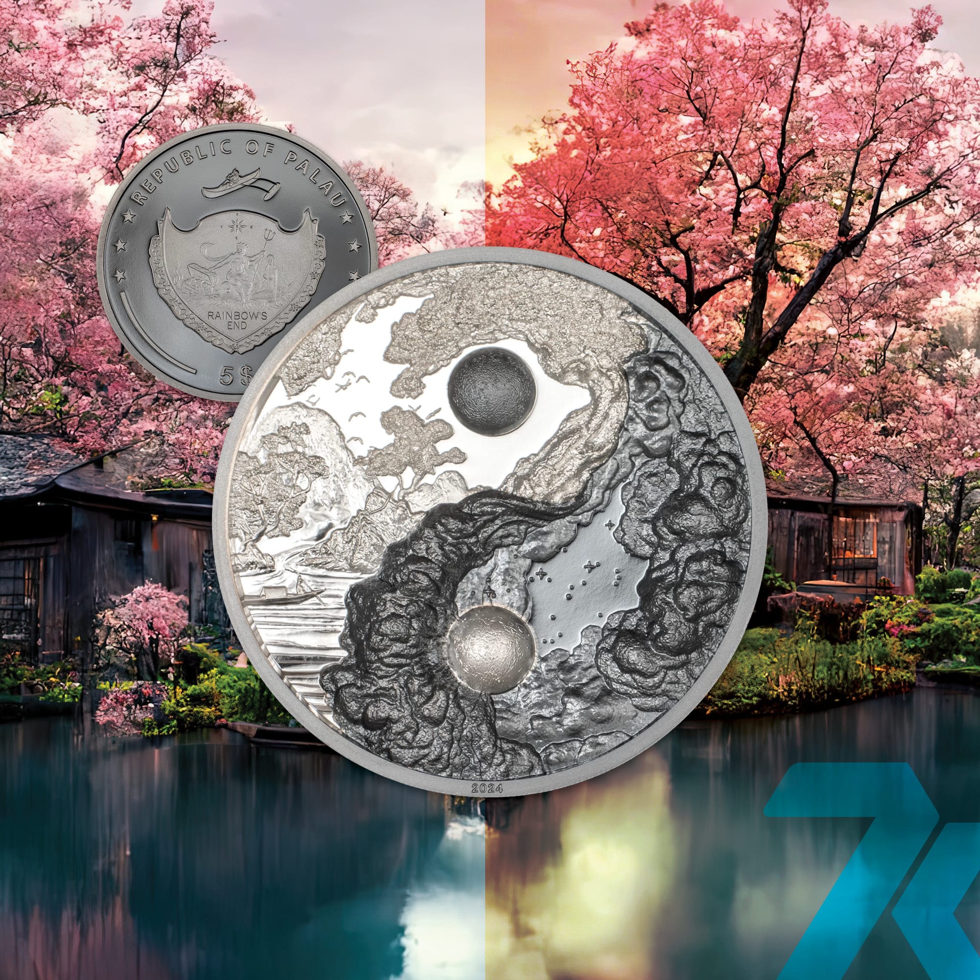 2024 Yin and Yang 1-oz silver PF70