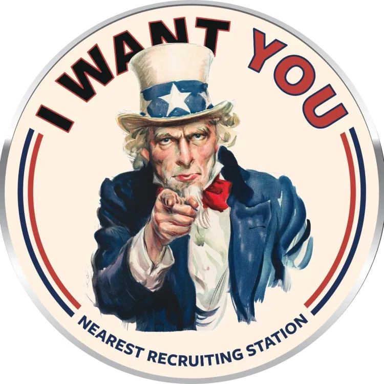 "I Want You!" 1-oz silver round