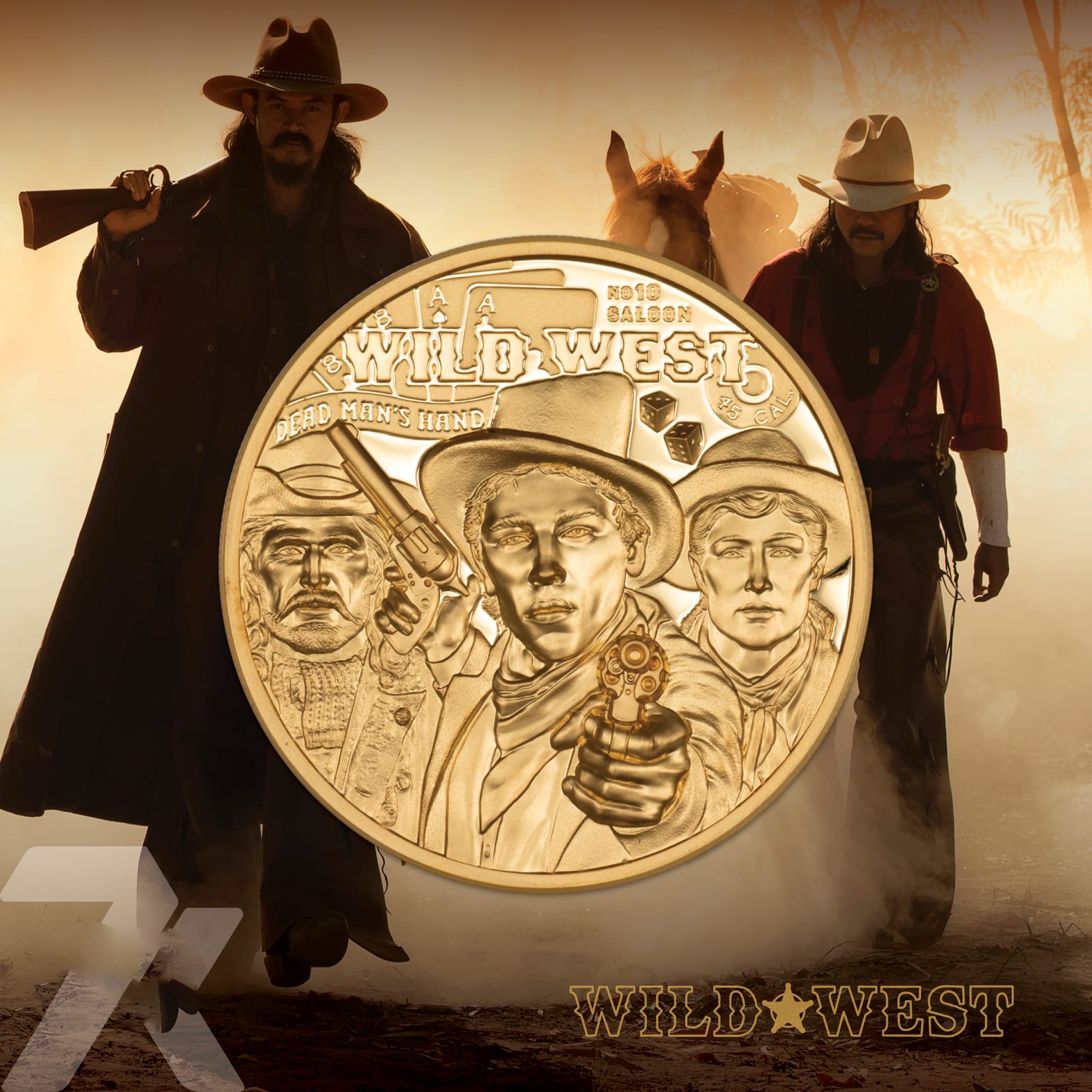 2024 Legends – Wild West 1-oz gold PF70