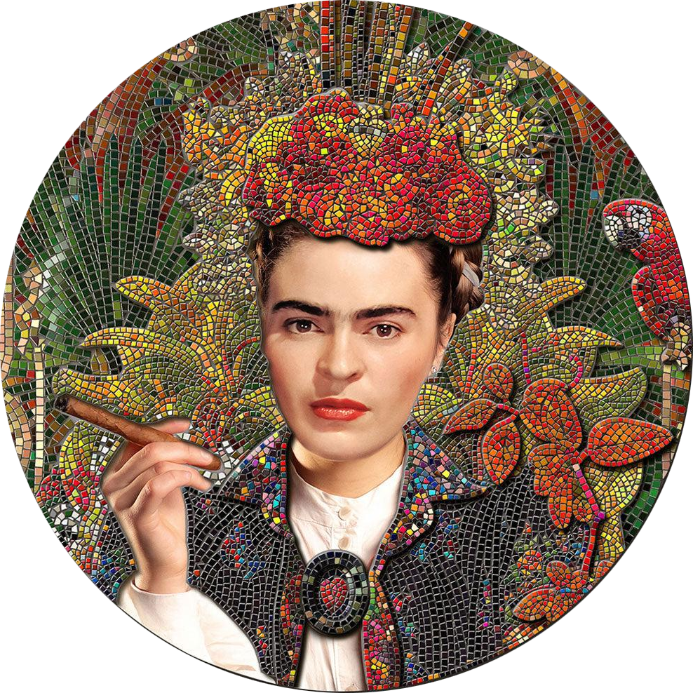 2023 Great Micromosaic – Frida Kahlo La Maravilla 3-oz silver coin PF70