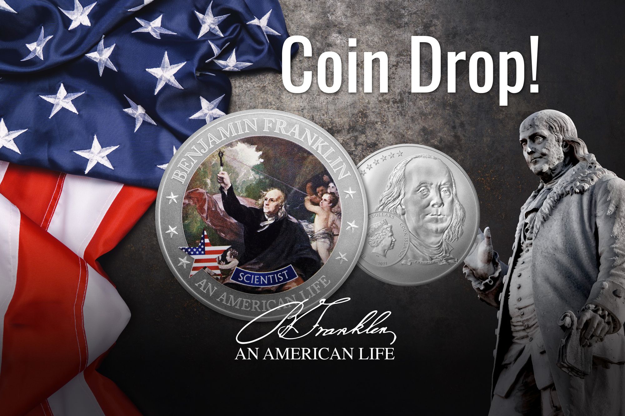 Ben Franklin Coin #5 Drop!