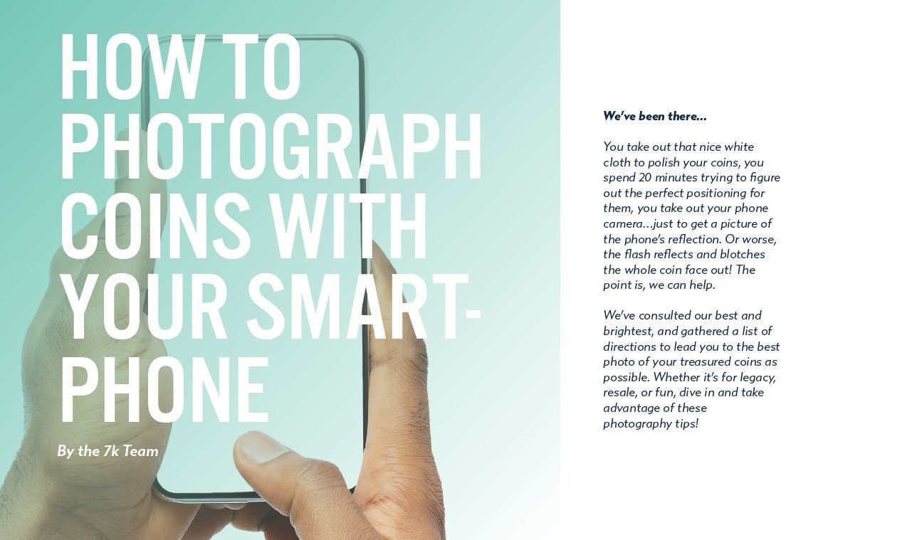 How To Photograph Coins With A Smartphone