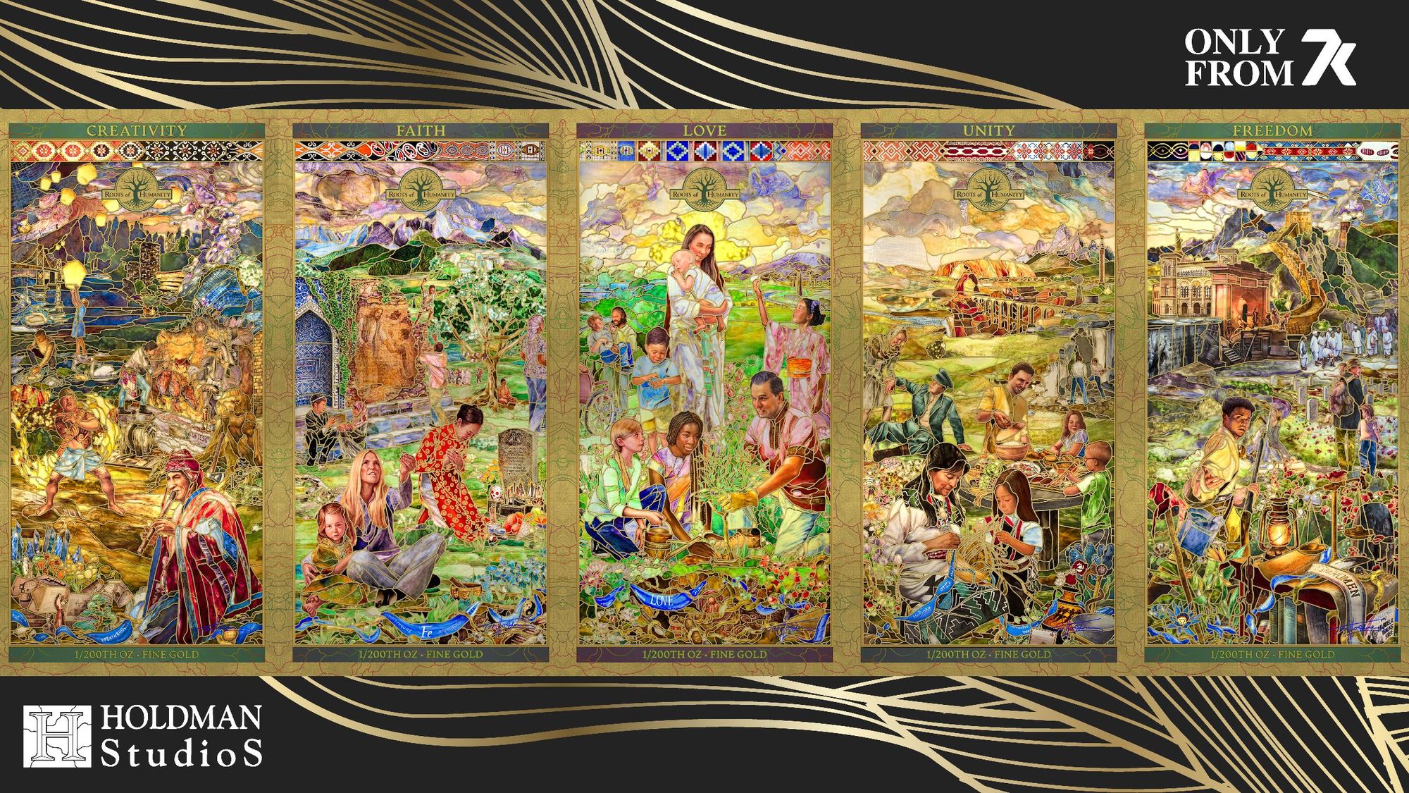 Roots of Humanity Gold Notes