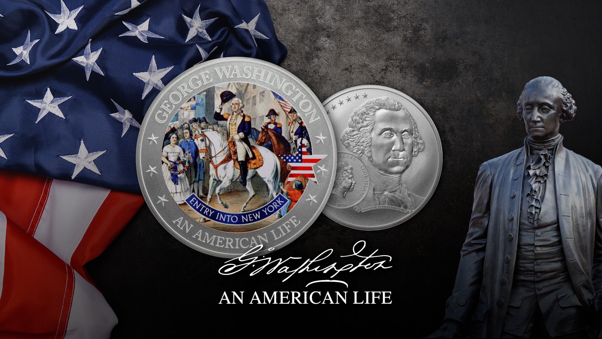 Washington's Great Entry Coin Drop