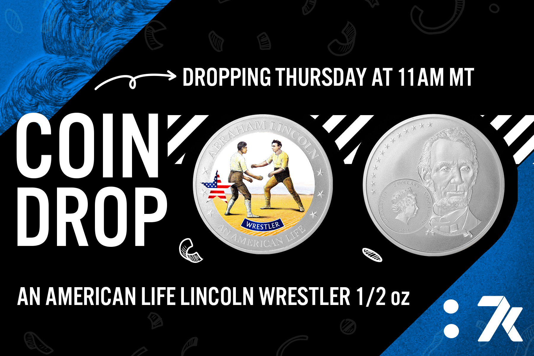 Abraham Lincoln Wrestler Coin Drop