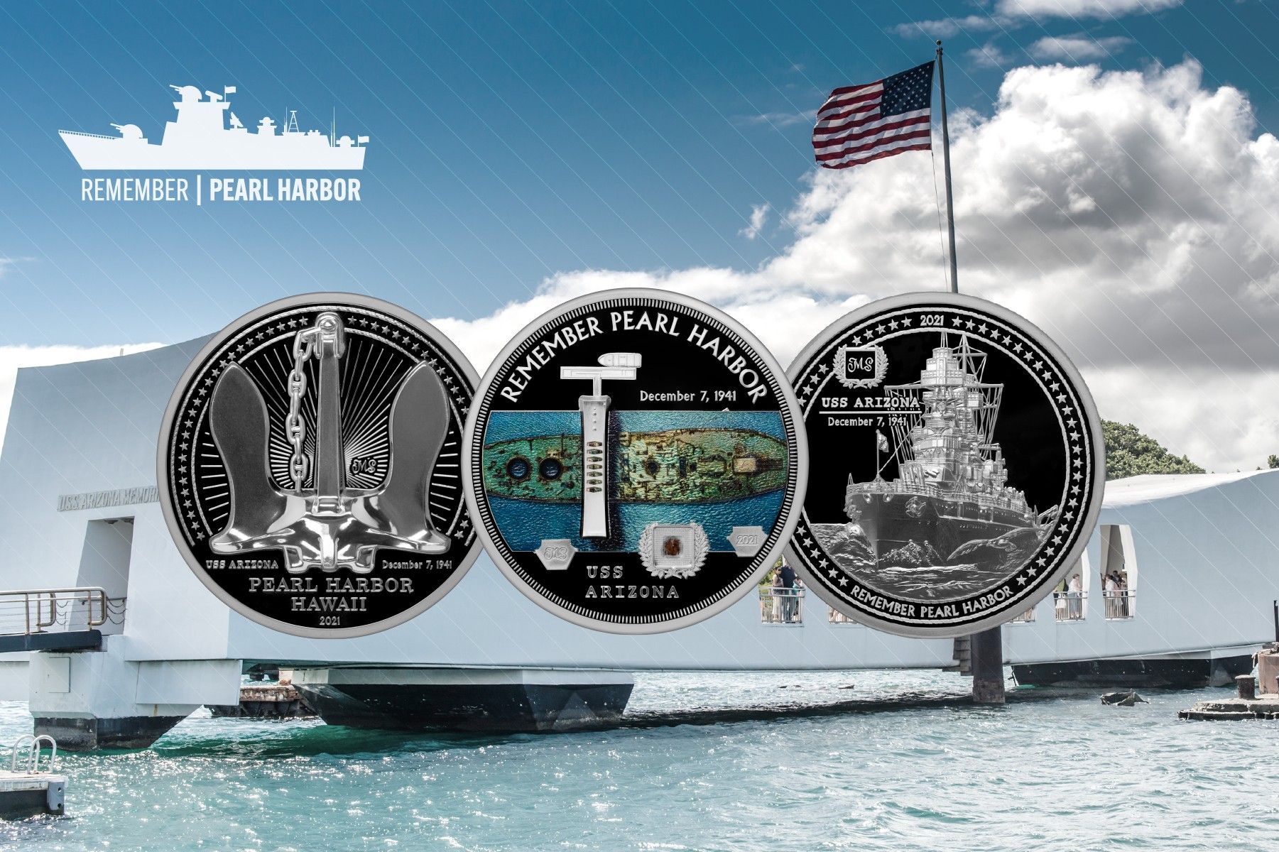 USS Arizona Coin Collection