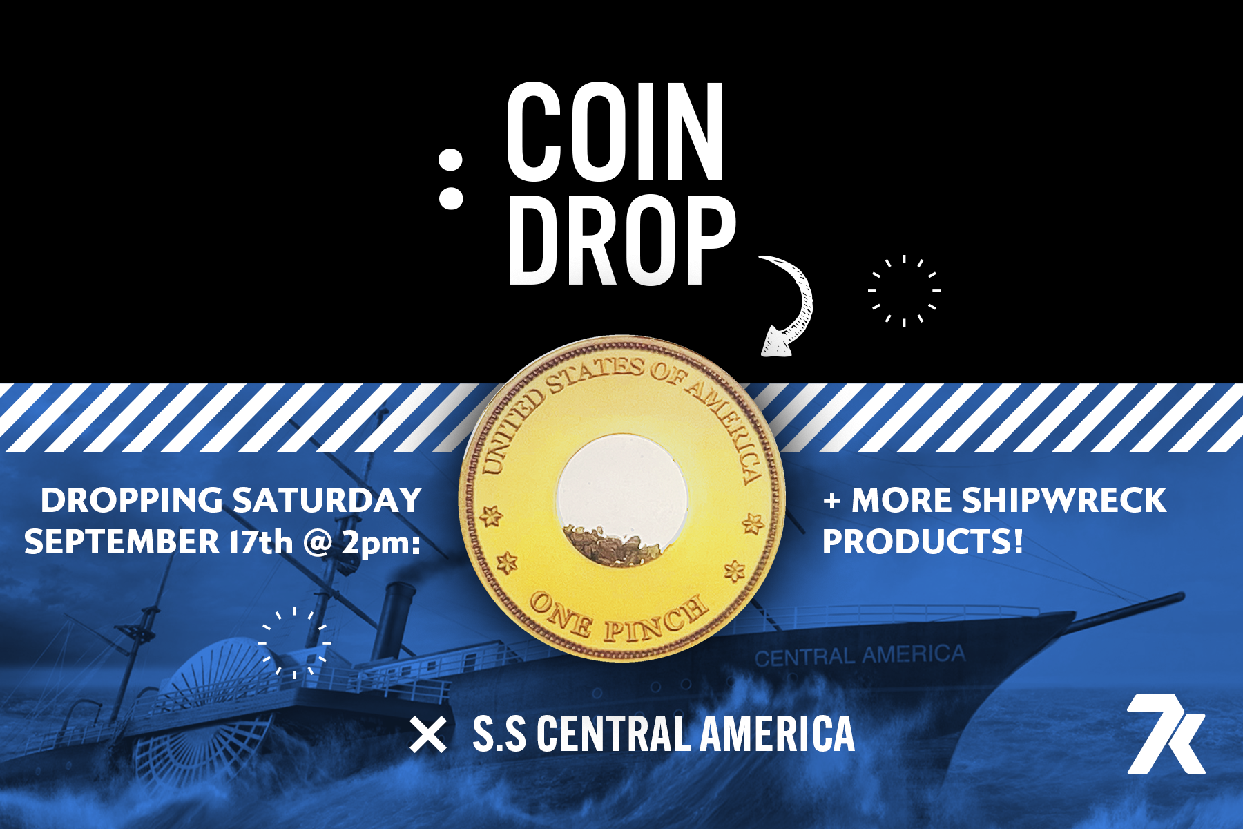 S.S. Central America Coin Drop