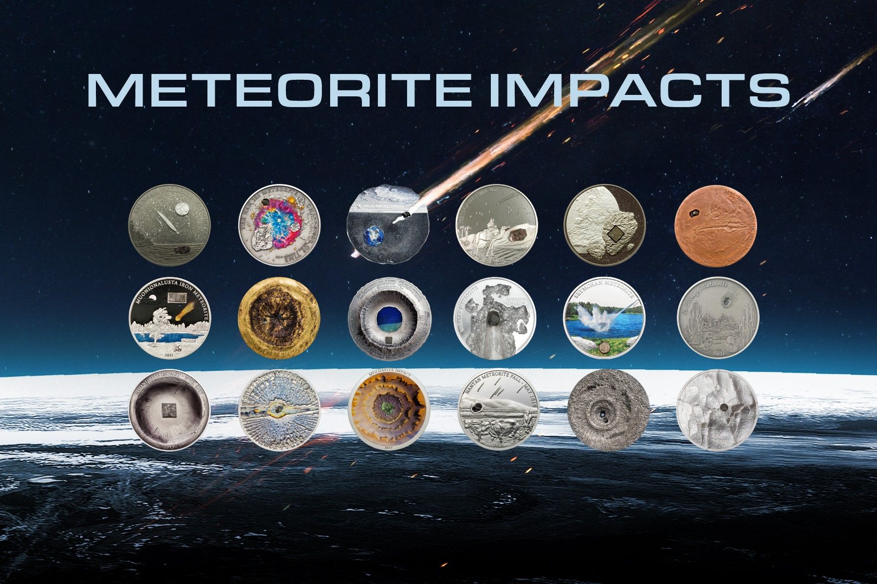 Meteorite Impacts Coin Series