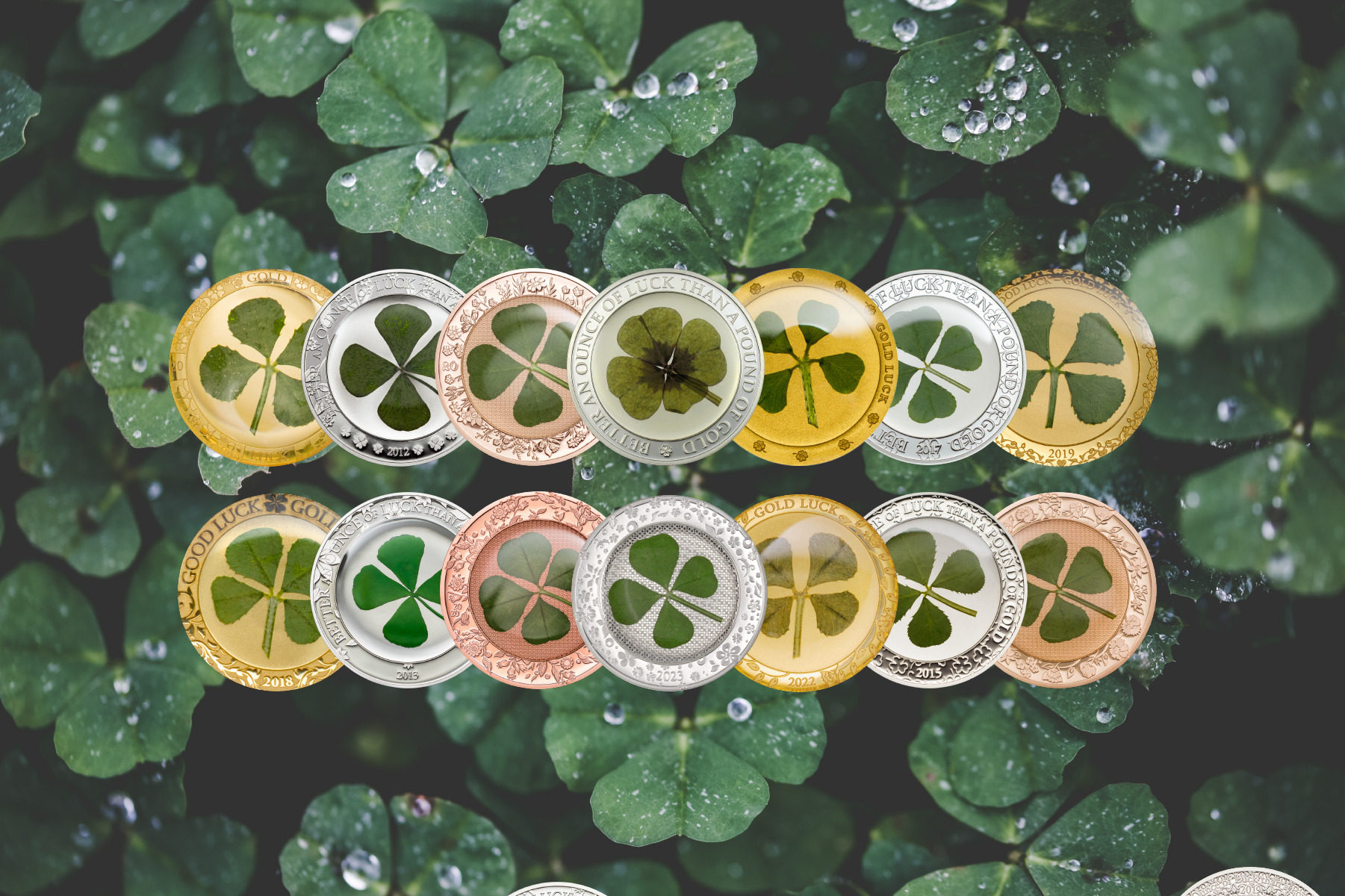 Four Leaf Clovers Coin Series