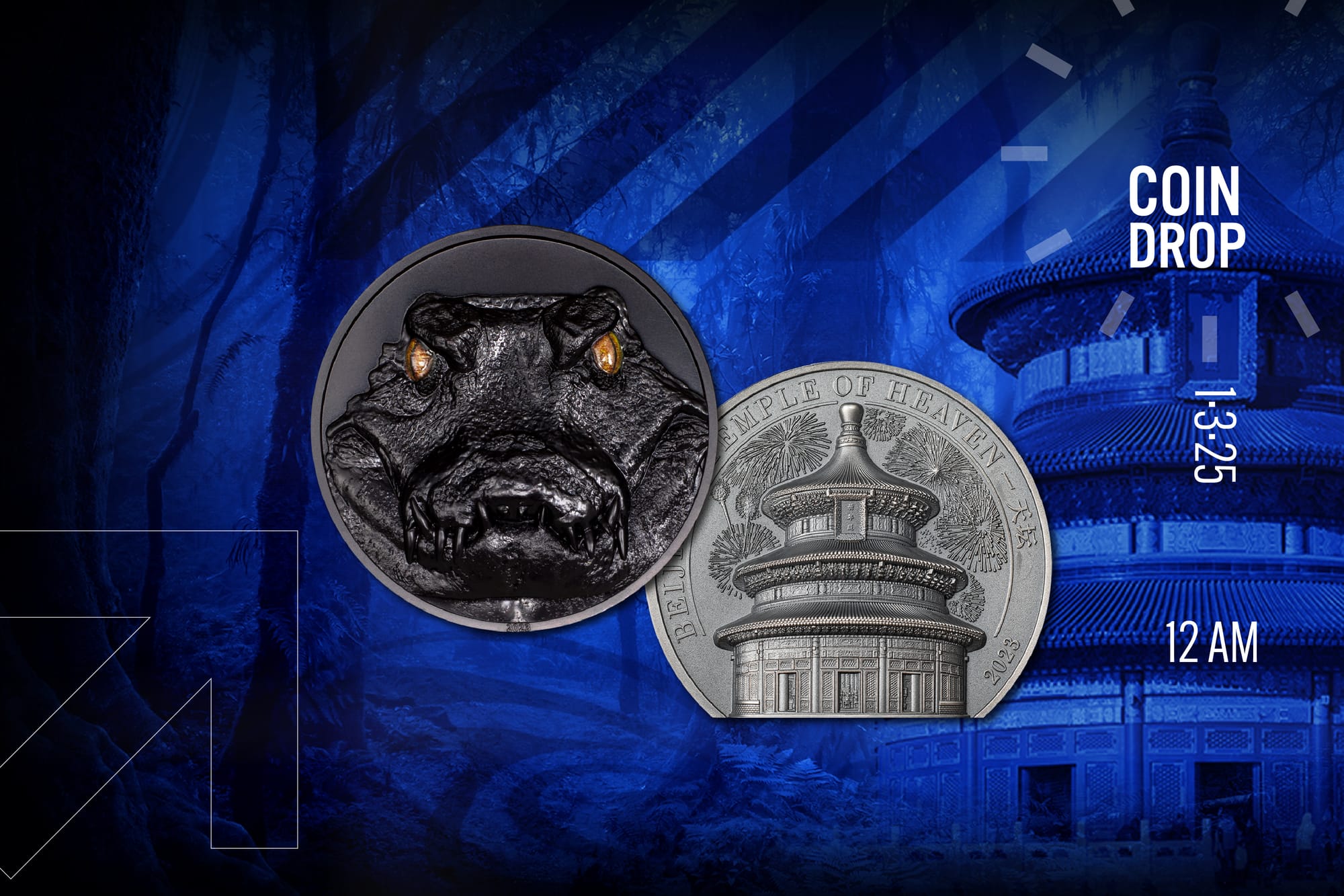 Two curious coins in this week's drop